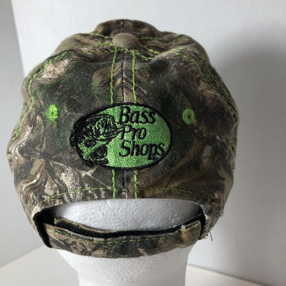 Bass Pro Shops Hat Cap Youth Gone Hunting Realtree Camo Hook & Loop Adjustable - Picture 5 of 13